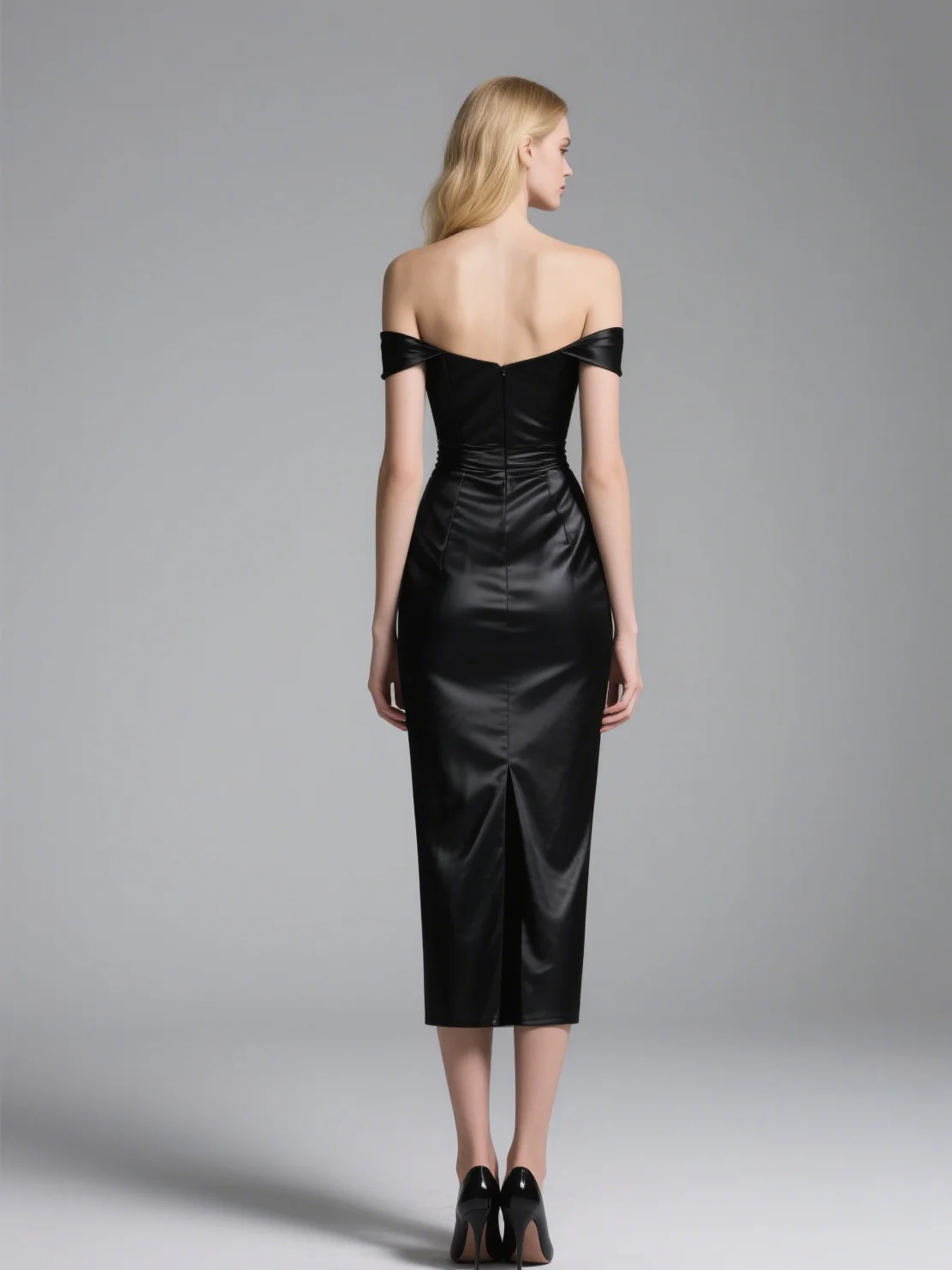 Elegant Fashion Sheath Evening Dress Off Shoulder Satin Tea-Length Ruffles Short Sleeve Wedding Guest Dress 2025 Free Customized
Elegant Fashion Sheath Evening Dress Off Shoulder Satin Tea-Length Ruffles Short Sleeve Wedding Guest Dress 2025 Free Customized