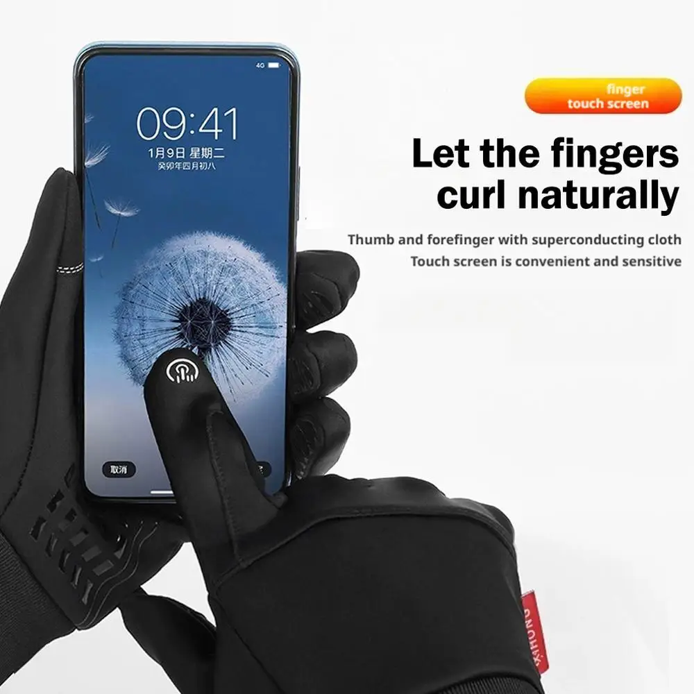 Unisex Cycling Gloves Winter Touchscreen Warm Bicycle Driving Motorcycle Waterproof Thermal Non-Slip Gloves For Outdoor Sports
Unisex Cycling Gloves Winter Touchscreen Warm Bicycle Driving Motorcycle Waterproof Thermal Non-Slip Gloves For Outdoor Sports