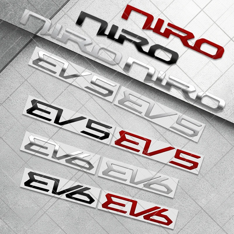 Metal 3D For KIA NIRO EV5 EV6 Logo GT Line Electric Vehicle Hybrid Car Styling Rear Trunk Letter Emblem Sticker Auto Accessories
Metal 3D For KIA NIRO EV5 EV6 Logo GT Line Electric Vehicle Hybrid Car Styling Rear Trunk Letter Emblem Sticker Auto Accessories