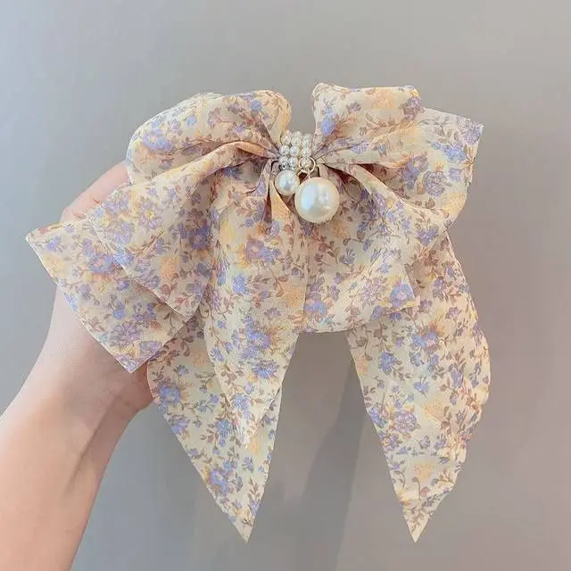Sweet and Lovely Asymmetrical Bow Hair Clip Korean Girl Hair Accessory with Elegant Fresh Floral Design
Sweet and Lovely Asymmetrical Bow Hair Clip Korean Girl Hair Accessory with Elegant Fresh Floral Design