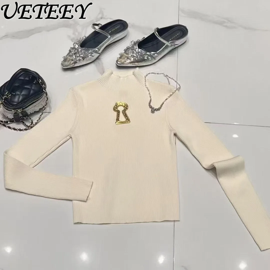 2025 Autumn Winter New High Neck Sweater Women Fashion Versatile Stretch Slim Fit Long Sleeve Knitted Base Sweater Pullover
2025 Autumn Winter New High Neck Sweater Women Fashion Versatile Stretch Slim Fit Long Sleeve Knitted Base Sweater Pullover