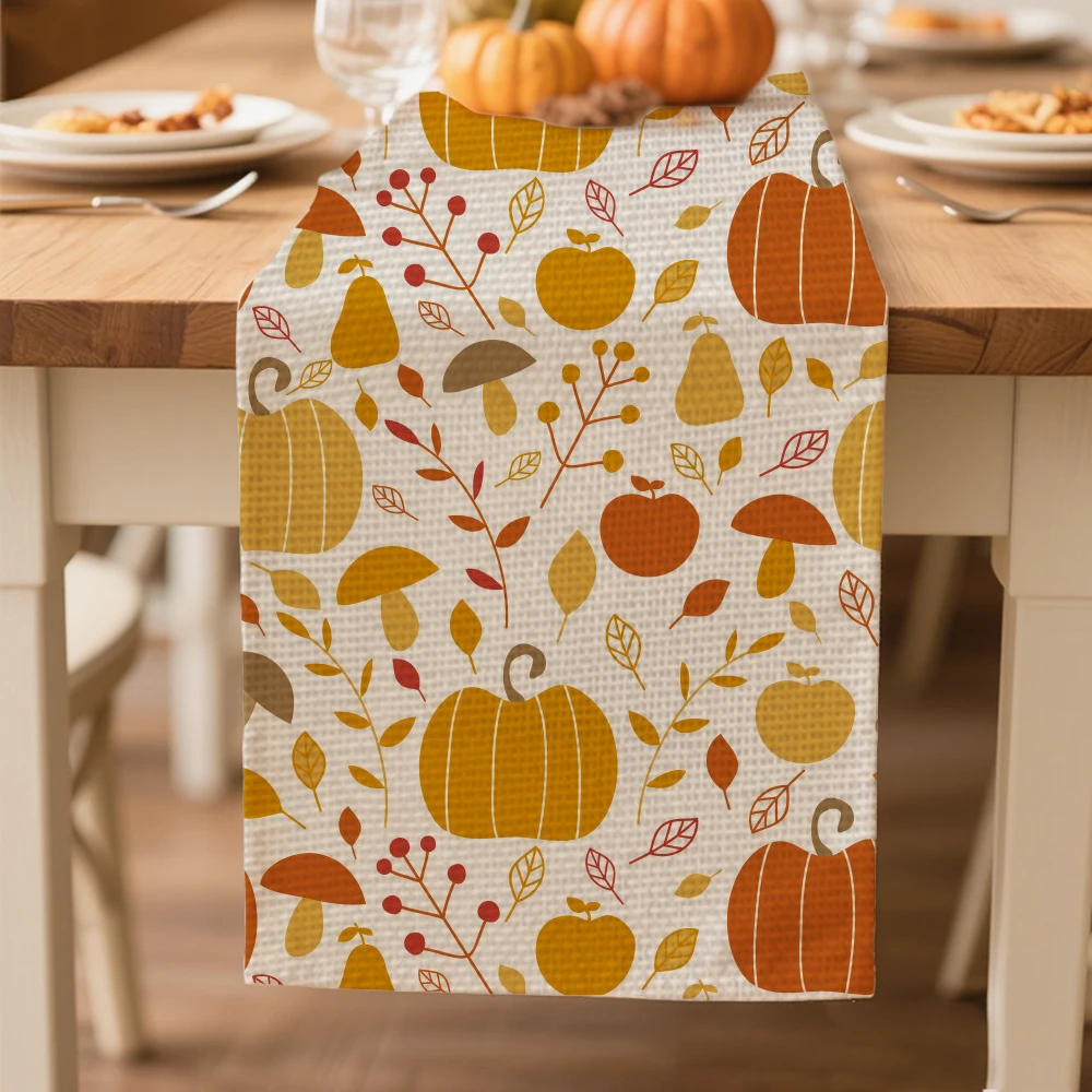 autumn table runners for dining table decoration & accessories table runner for Thanksgiving Day Pumpkin pattern tablecloth
autumn table runners for dining table decoration & accessories table runner for Thanksgiving Day Pumpkin pattern tablecloth