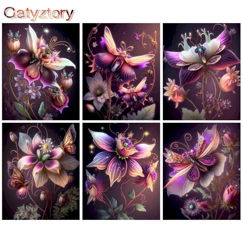 GATYZTORY Oil Painting By Numbers Handmade Drawing By Numbers Purple Flower Adults Crafts Wall Art On Canvas Number Painting
GATYZTORY Oil Painting By Numbers Handmade Drawing By Numbers Purple Flower Adults Crafts Wall Art On Canvas Number Painting