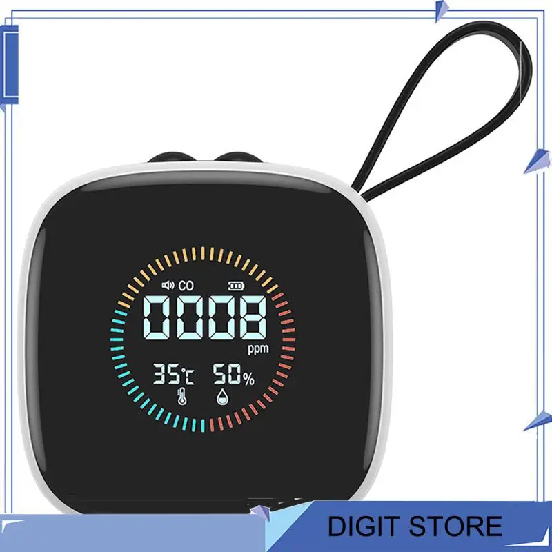 DIGIT-Новейший детектор качества CO со звуковой сигнализацией, ЖК-дисплей, датчик температуры и влажности, тестер DM1210B
DIGIT-Новейший детектор качества CO со звуковой сигнализацией, ЖК-дисплей, датчик температуры и влажности, тестер DM1210B