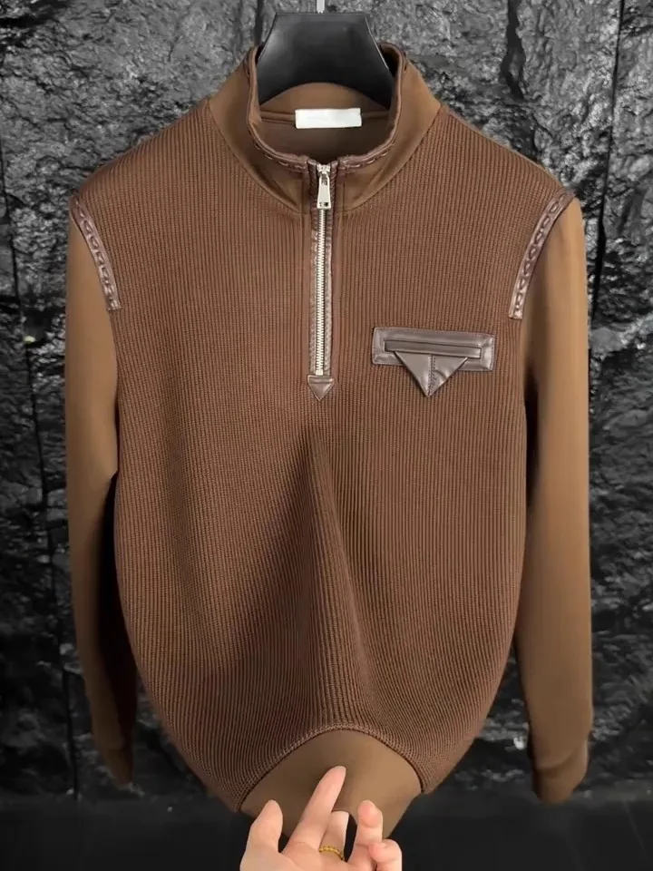 Мужская модная повседневная толстовка на молнии с воротником-стойкой, новинка осенне-зимнего сезона, качественная одежда для бизнеса и повседневной носки
Мужская модная повседневная толстовка на молнии с воротником-стойкой, новинка осенне-зимнего сезона, качественная одежда для бизнеса и повседневной носки