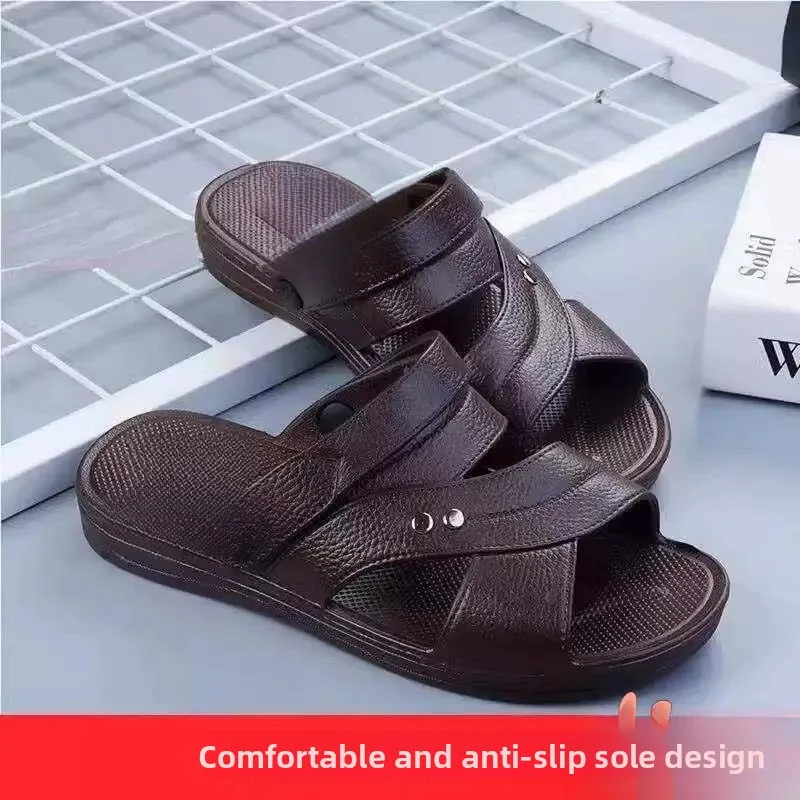 Beach Sandals Men's Casual Rubber Slippers Large Size Summer Outdoor Anti-slip Comfortable EVA Material Slip-On Shoes
Beach Sandals Men's Casual Rubber Slippers Large Size Summer Outdoor Anti-slip Comfortable EVA Material Slip-On Shoes