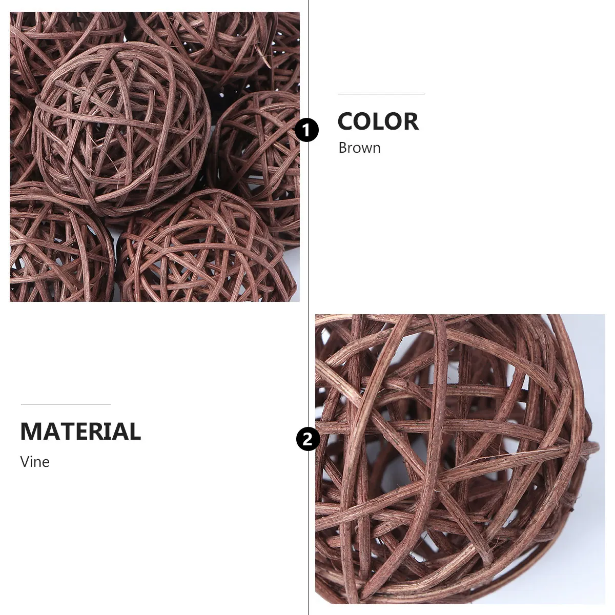 15 Pcs Rattan Ball Decoration DIY Hanging Tree Ornaments Indoor Vine Pendants Kids Christmas Home Office Cafe Restaurant Party
15 Pcs Rattan Ball Decoration DIY Hanging Tree Ornaments Indoor Vine Pendants Kids Christmas Home Office Cafe Restaurant Party