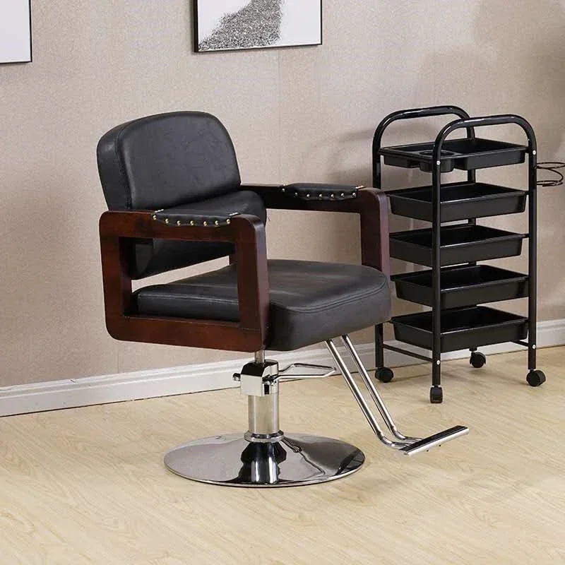 Vintage Fashion Upholstery Armrests Chair Reclinable Vintage Simple Hairdresser Chair Salon Ergonomic Kapperstoel Hair Furniture
Vintage Fashion Upholstery Armrests Chair Reclinable Vintage Simple Hairdresser Chair Salon Ergonomic Kapperstoel Hair Furniture