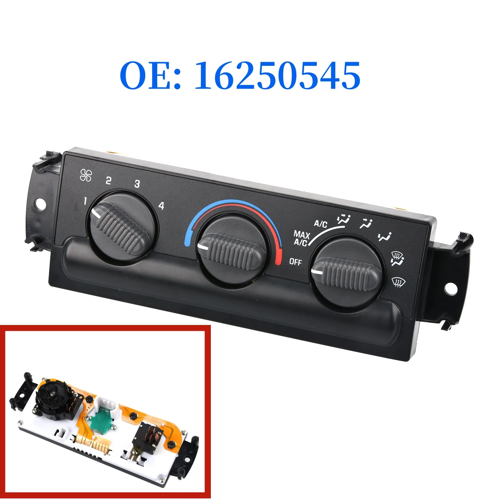 Climate Control Module Replacement 16250545 15098964 for Chevy Blazer S10 GMC Sonoma Jimmy Oldsmobile Bravada 1998-2005 Black
Climate Control Module Replacement 16250545 15098964 for Chevy Blazer S10 GMC Sonoma Jimmy Oldsmobile Bravada 1998-2005 Black