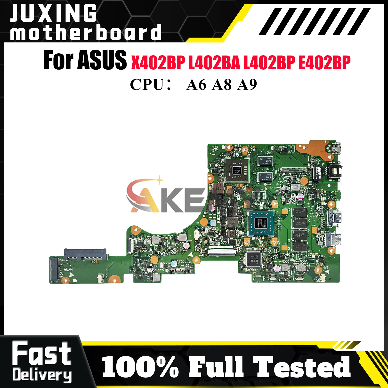 E402BP Laptop Motherboard For ASUS EeeBook L402BP X402BP L402BA E402B E402BP X402BA Mainboard W/ A6 A8 A9 CPU tests OK fast ship
E402BP Laptop Motherboard For ASUS EeeBook L402BP X402BP L402BA E402B E402BP X402BA Mainboard W/ A6 A8 A9 CPU tests OK fast ship