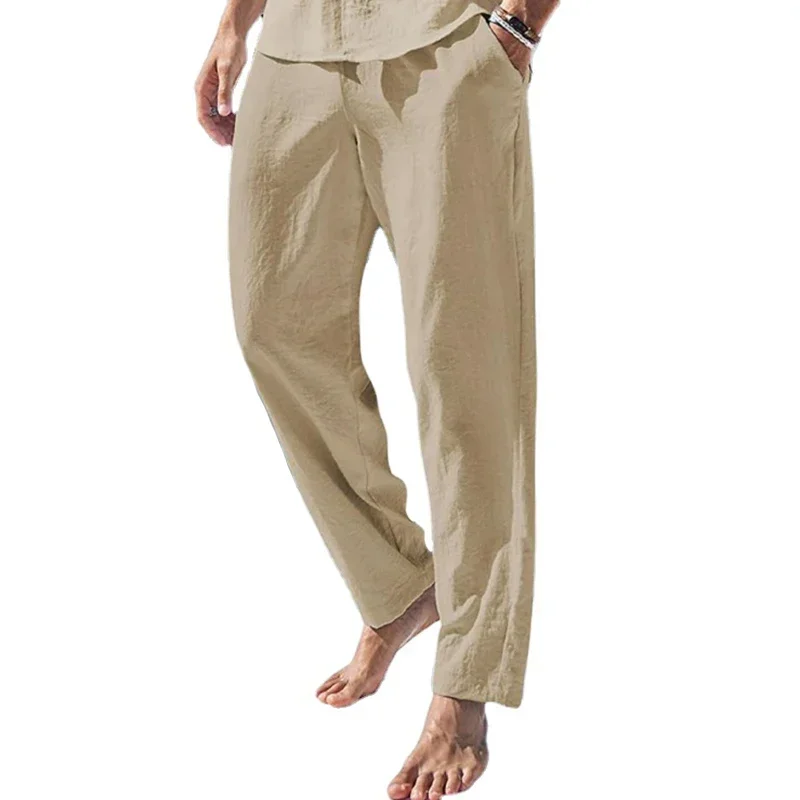 Men's Breathable Beach Pants Fitness Lightweight Street Wear Cotton Casual Loose Size Sports Pants Solid Color Sports Pants
Men's Breathable Beach Pants Fitness Lightweight Street Wear Cotton Casual Loose Size Sports Pants Solid Color Sports Pants
