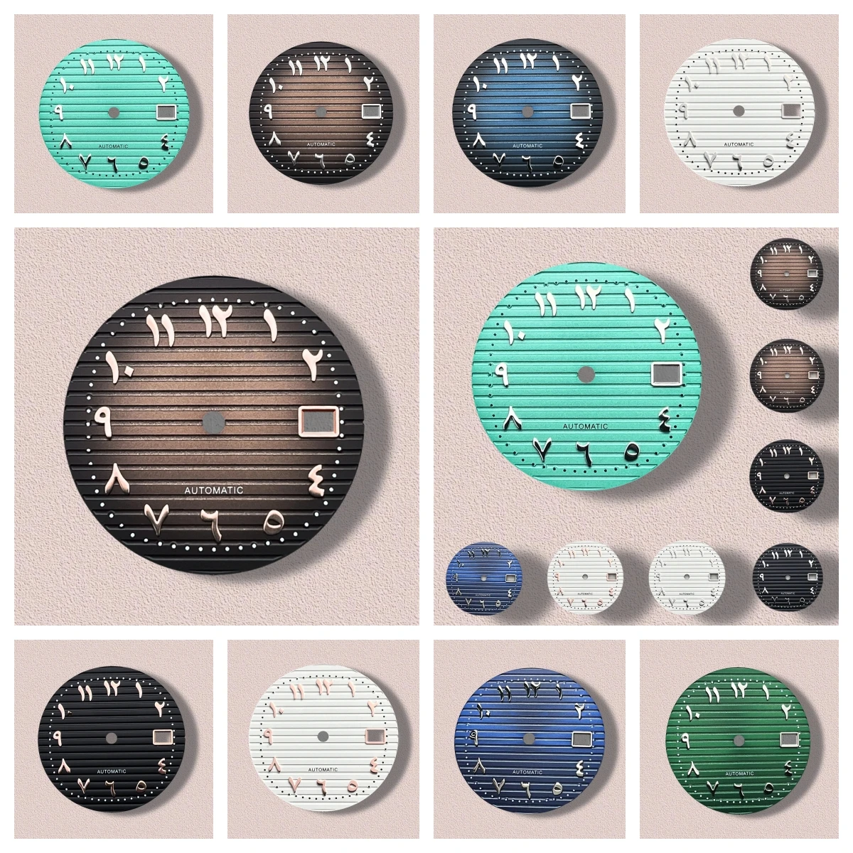 30.5mm S Logo Dial Fit NH35 Japanese Movement Arab Stripe High-Quality Dial Watch Modification Accessories
30.5mm S Logo Dial Fit NH35 Japanese Movement Arab Stripe High-Quality Dial Watch Modification Accessories