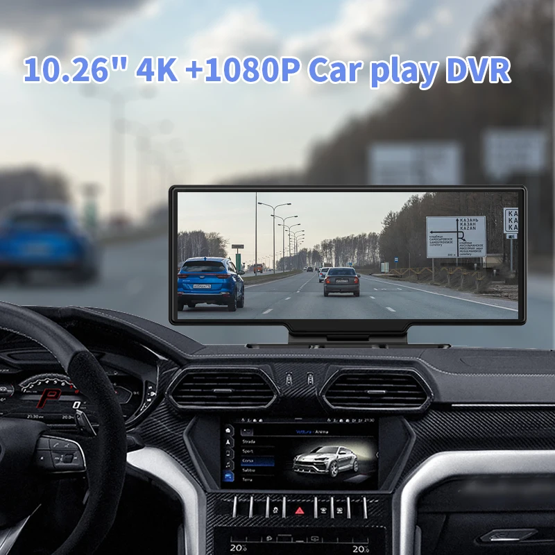 Anfilite 10.26 inch Car Dvr 4K 3840*2160P Dual Lens Dash Cam 24H Parking Monitor support GPS track record rear Camera
Anfilite 10.26 inch Car Dvr 4K 3840*2160P Dual Lens Dash Cam 24H Parking Monitor support GPS track record rear Camera