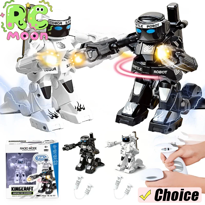 2.4G Remote Control Robot Boxing Battle Robot Toys With Two Control Joysticks Robot Humanoid Fighting Robot Toys for Kids Gifts
2.4G Remote Control Robot Boxing Battle Robot Toys With Two Control Joysticks Robot Humanoid Fighting Robot Toys for Kids Gifts