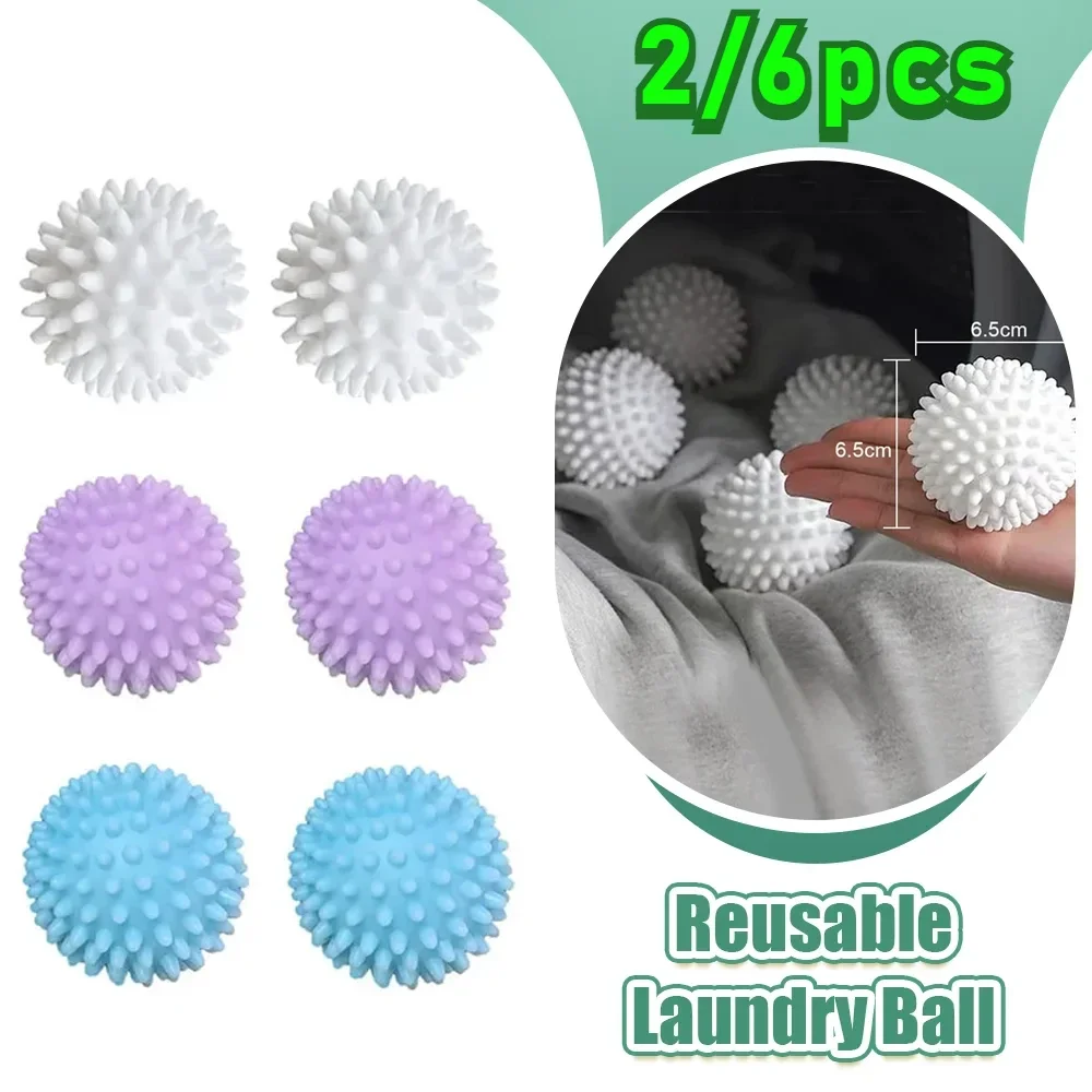 2/6Pcs PVC Dryer Ball Reusable Laundry Ball Washing Machine Drying Fabric Softener Ball Home Clothe Cleaning Tool Accessrices
2/6Pcs PVC Dryer Ball Reusable Laundry Ball Washing Machine Drying Fabric Softener Ball Home Clothe Cleaning Tool Accessrices