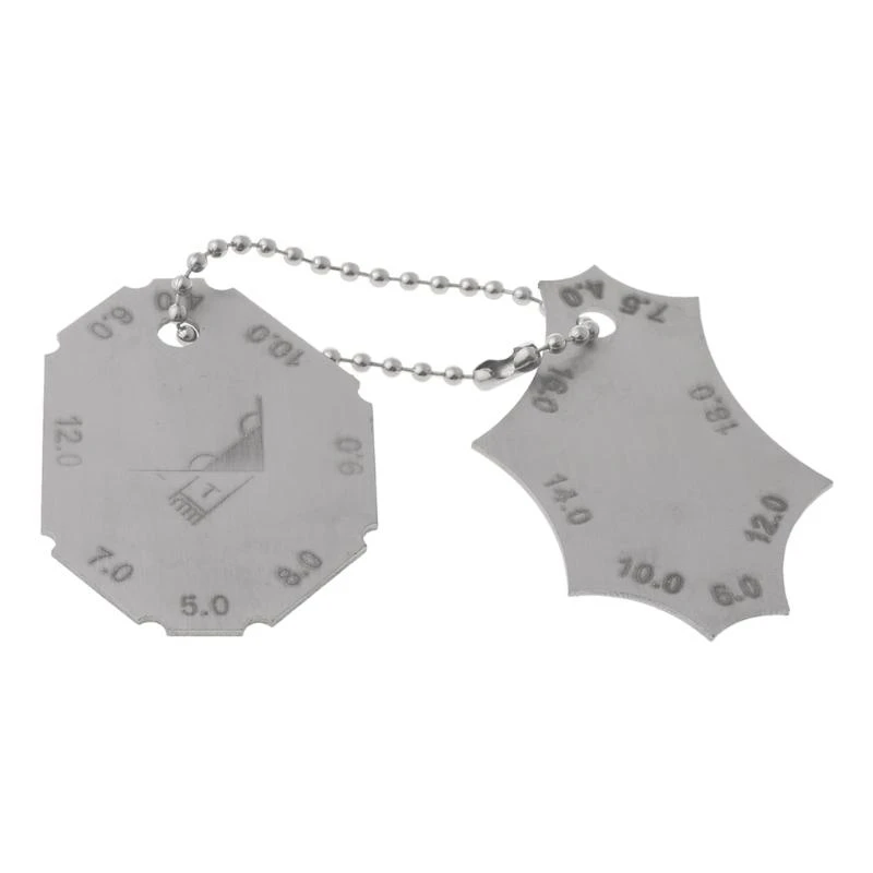 652F 2 Pieces Gage Fillet Weld Joint Welding Throat Depth Leg Length Gauge Ruler Welder Inspection Ruler Replacement
652F 2 Pieces Gage Fillet Weld Joint Welding Throat Depth Leg Length Gauge Ruler Welder Inspection Ruler Replacement