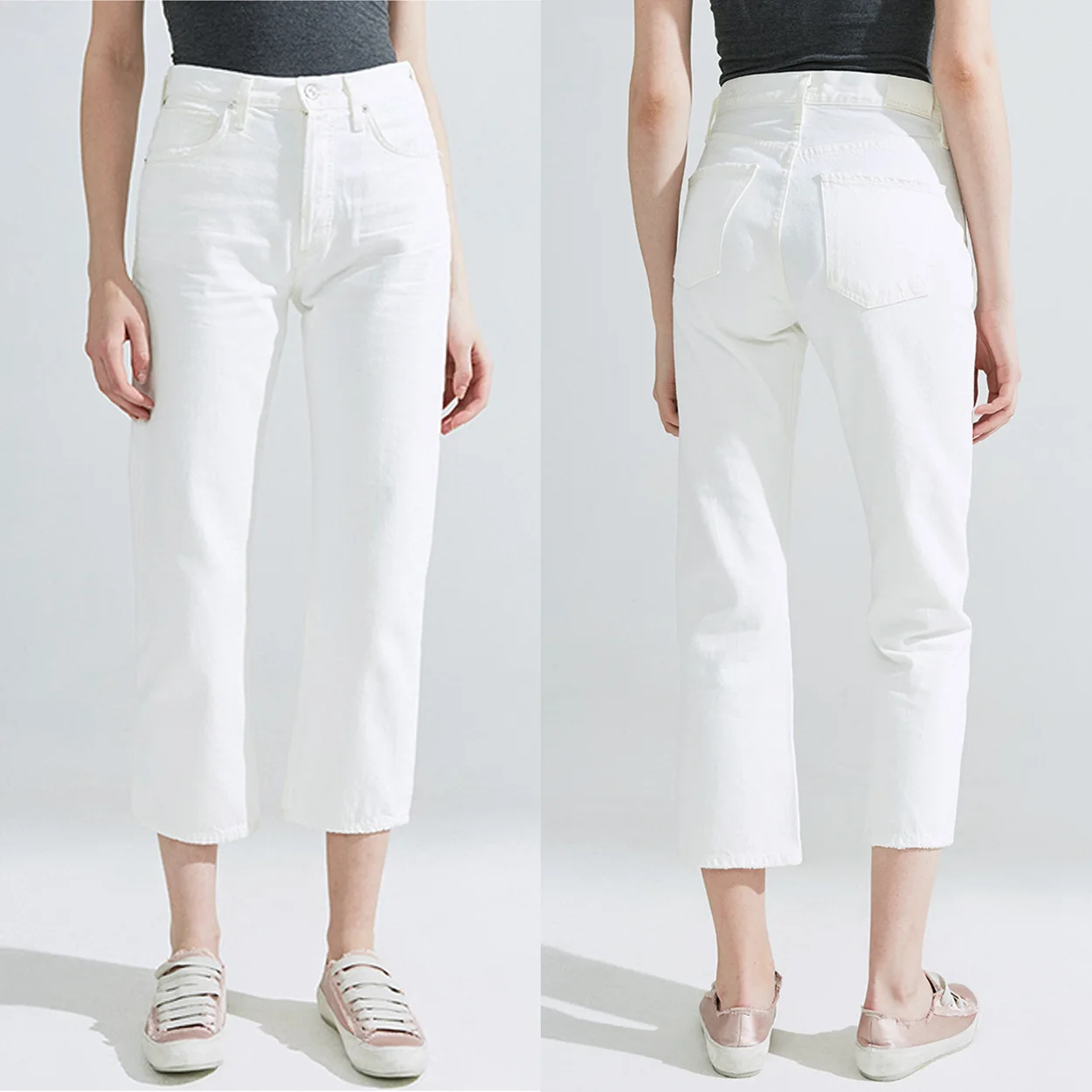 Jeans For Women 2024 New Spring/Summer Runway High Waist Non-Stretch Slim Fit Straight-Leg Cropped Denim Pants
Jeans For Women 2024 New Spring/Summer Runway High Waist Non-Stretch Slim Fit Straight-Leg Cropped Denim Pants
