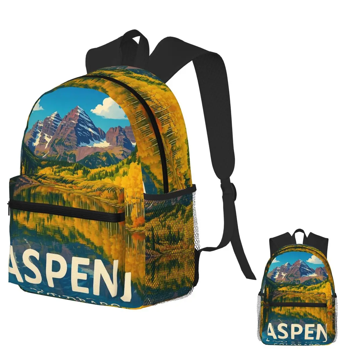 Autumn Reflections At Maroon Bells, Aspen Colorado Backpack School Bag Hiking Travel Daypack for Men Women Bookbag Shoulder Bags
Autumn Reflections At Maroon Bells, Aspen Colorado Backpack School Bag Hiking Travel Daypack for Men Women Bookbag Shoulder Bags