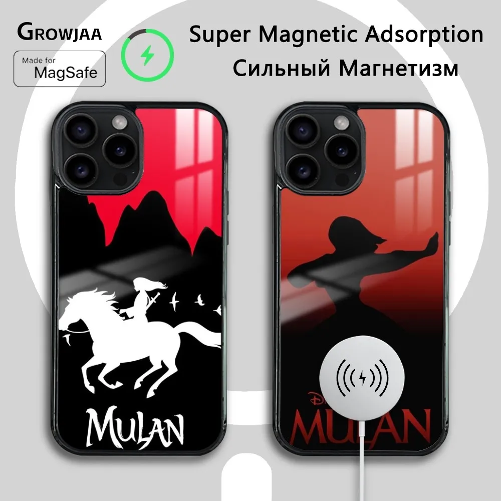 Brave P-Princess M-Mulan Phone Case For iPhone 16 15 14 13 12 11 Pro Max Plus Mini Magsafe Mirror Wireless Magnetic Cover
Brave P-Princess M-Mulan Phone Case For iPhone 16 15 14 13 12 11 Pro Max Plus Mini Magsafe Mirror Wireless Magnetic Cover