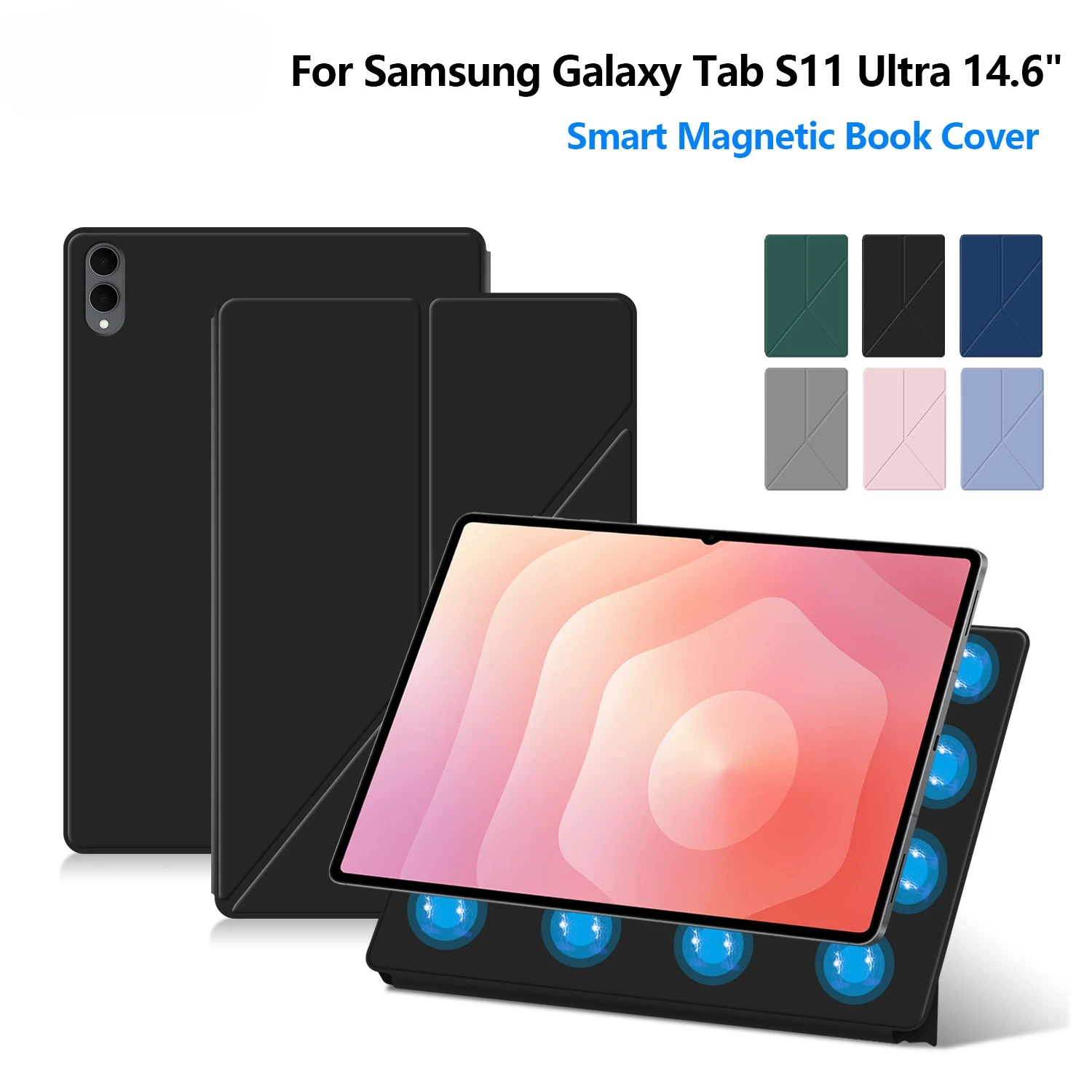 Strong Magnetic Smart Case for Samsung Galaxy Tab S11 Ultra 14.6 2025 SM-X930 X936 14.6 inch Stand Casing Cover
Strong Magnetic Smart Case for Samsung Galaxy Tab S11 Ultra 14.6 2025 SM-X930 X936 14.6 inch Stand Casing Cover