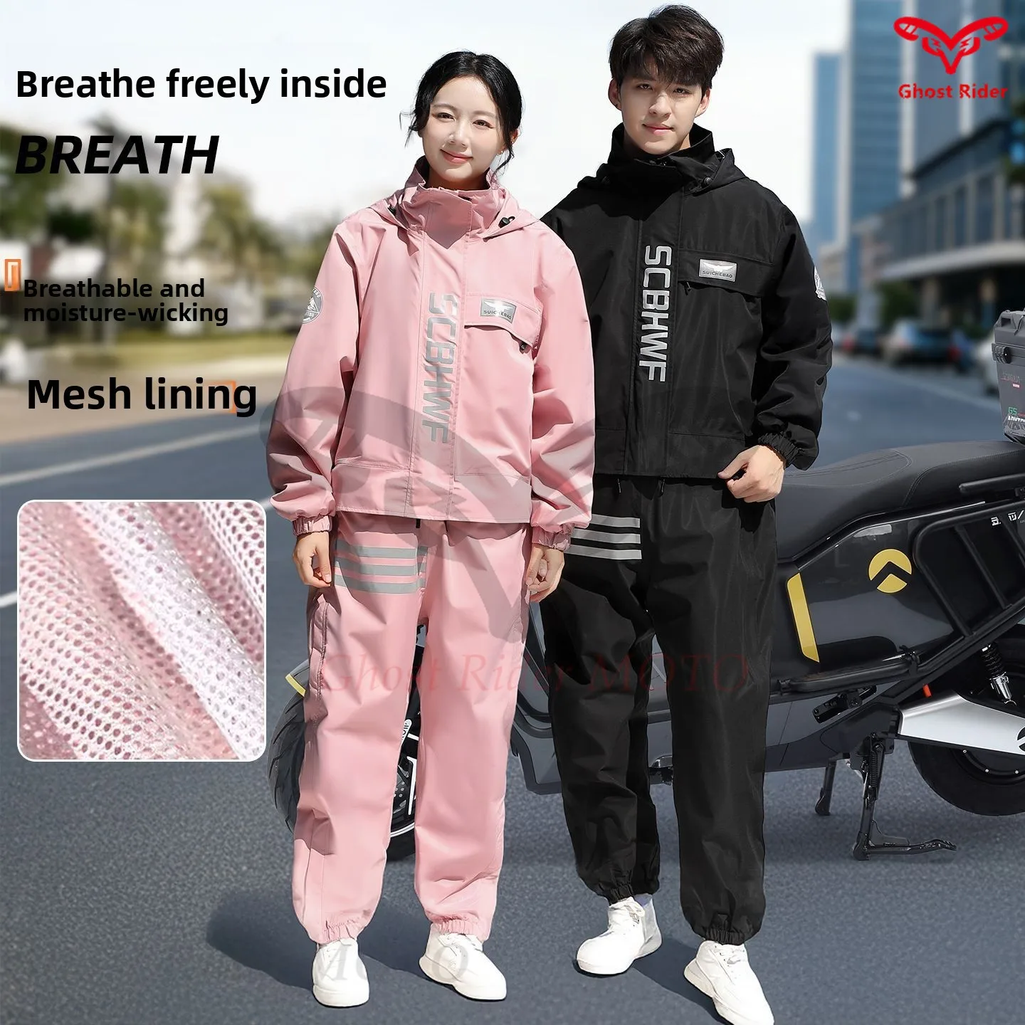 Electric vehicle riding suit one-piece raincoat full-body motorcycle raincoat takeaway rider riding one-piece outdoor raincoat
Electric vehicle riding suit one-piece raincoat full-body motorcycle raincoat takeaway rider riding one-piece outdoor raincoat