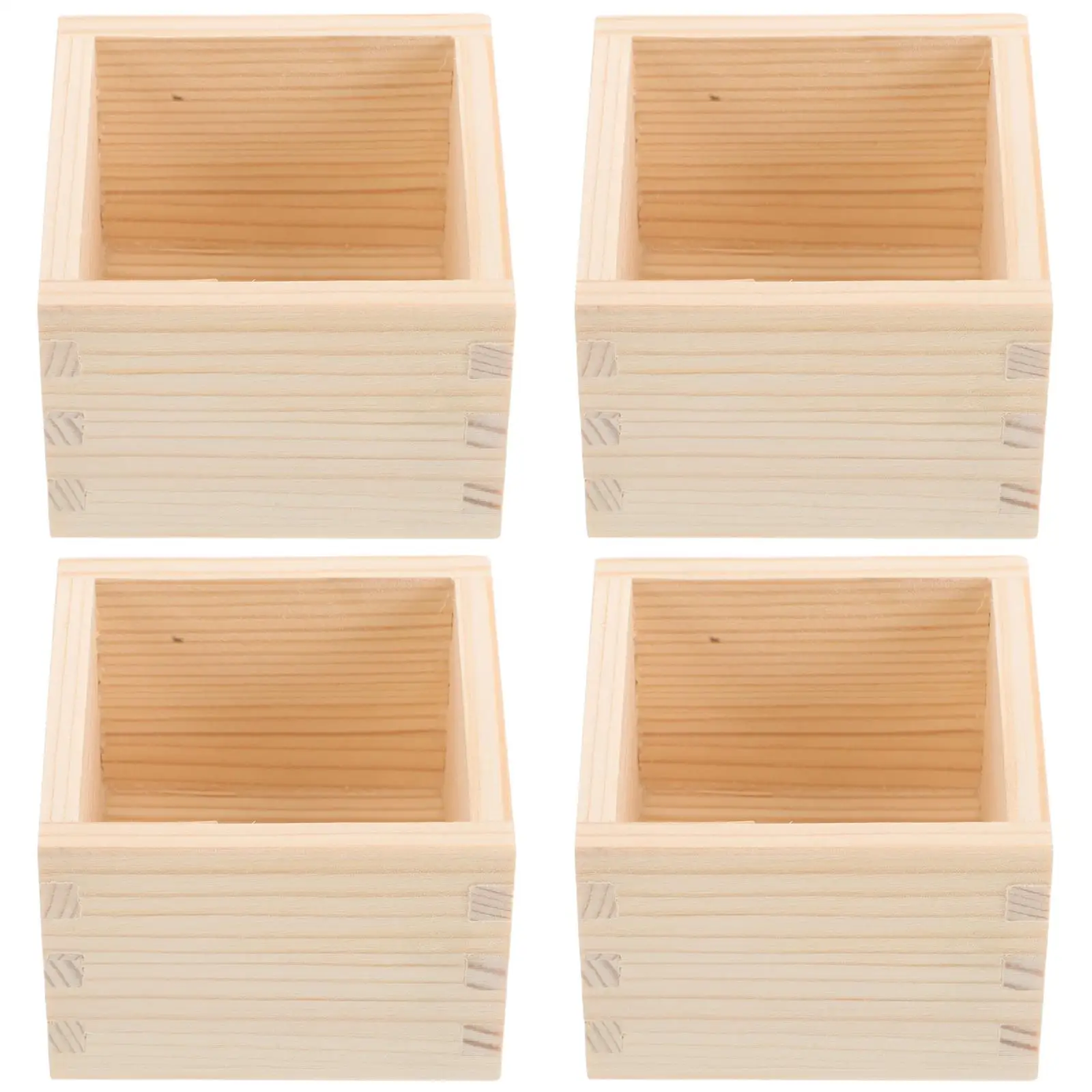4 Pcs Cup Square Shape Japanese Design Kitchenware Storage Party Wooden Cup Gift Natural Wooden Box Idea
4 Pcs Cup Square Shape Japanese Design Kitchenware Storage Party Wooden Cup Gift Natural Wooden Box Idea