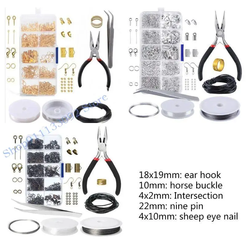 H9ED Practical DIY Necklace Materials Wires Beading Jewelry Making Findings 10 Grids Art Craft Making Tools for Beginners
H9ED Practical DIY Necklace Materials Wires Beading Jewelry Making Findings 10 Grids Art Craft Making Tools for Beginners