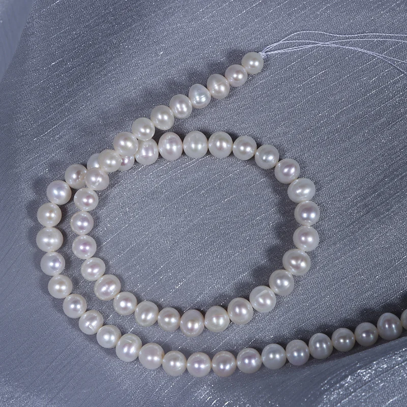 POSHOPS 7mm Cultured Potato Freshwater Pearl Beads Elegant Women Girl Pearls Jewelry Gift Making DIY Necklace 37 cm Sold By PC
POSHOPS 7mm Cultured Potato Freshwater Pearl Beads Elegant Women Girl Pearls Jewelry Gift Making DIY Necklace 37 cm Sold By PC