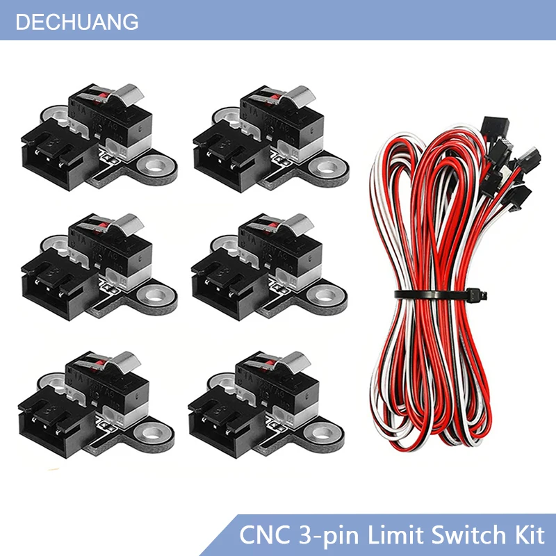 Мини-вертикальный механический концевой выключатель 1A 5V с 3-контактным кабелем для принтера CNC 3018 Plus/3018 Pro/3018 Max/3D.
Мини-вертикальный механический концевой выключатель 1A 5V с 3-контактным кабелем для принтера CNC 3018 Plus/3018 Pro/3018 Max/3D.