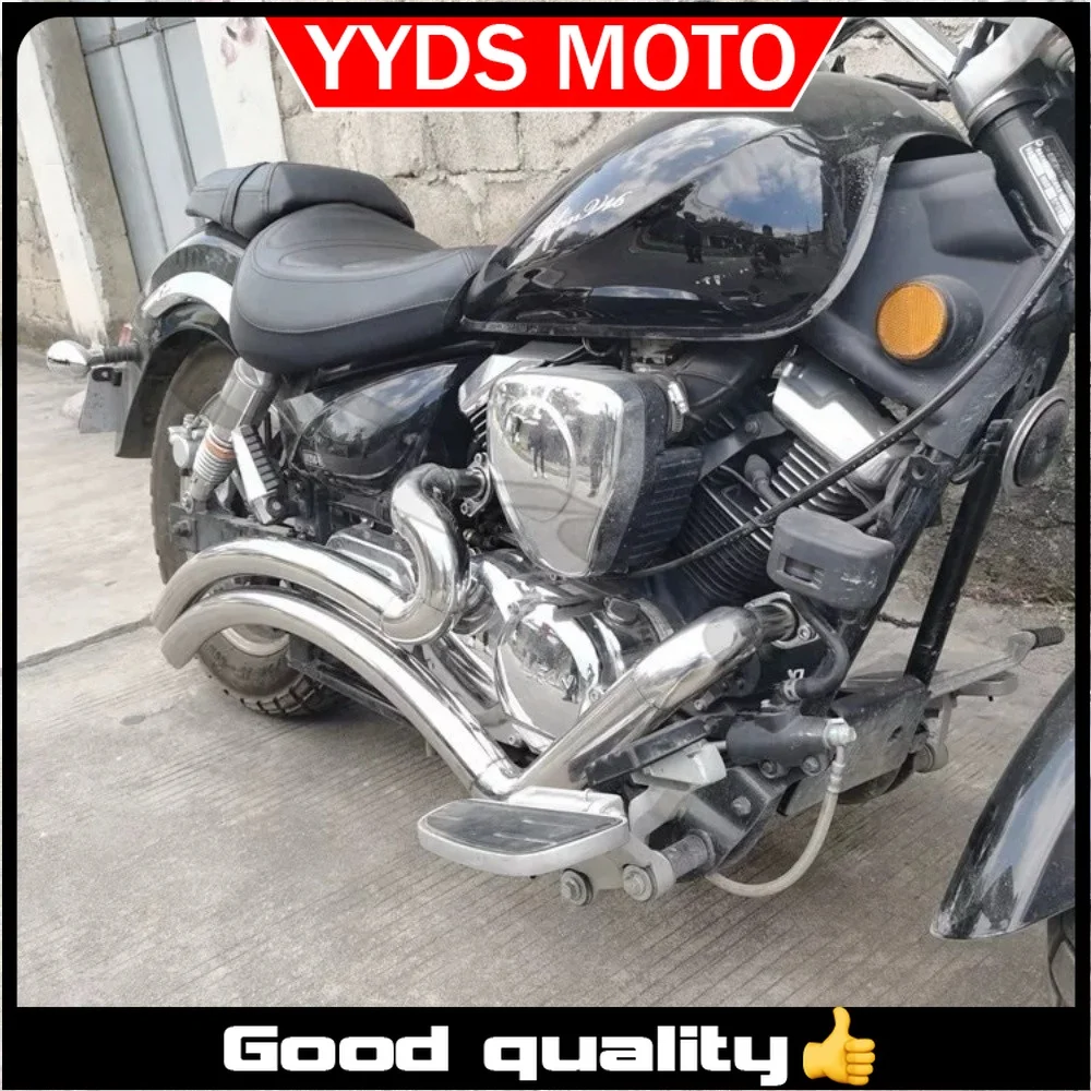 【Good quality】For Lifan 250 LF250-D/250-E V16 modified Harley sweeper exhaust pipe with
【Good quality】For Lifan 250 LF250-D/250-E V16 modified Harley sweeper exhaust pipe with