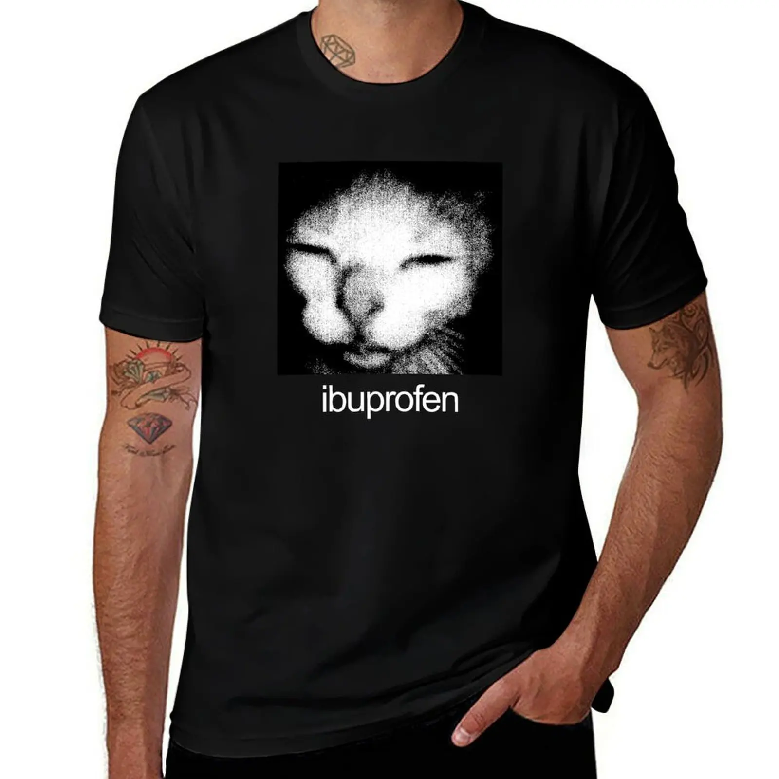 Ibuprofen Cat Meme T-Shirt oversizeds Short sleeve tee boys whites rapper graphic tees men t shirts high quality
Ibuprofen Cat Meme T-Shirt oversizeds Short sleeve tee boys whites rapper graphic tees men t shirts high quality