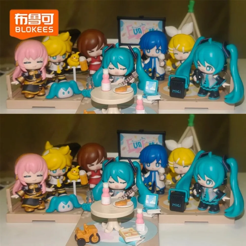 Blokees Hatsune Miku Terrace Party Series Blind Box Miku Meika Kaito Rin Len Action Figures Assembled Toys Model Gift
Blokees Hatsune Miku Terrace Party Series Blind Box Miku Meika Kaito Rin Len Action Figures Assembled Toys Model Gift