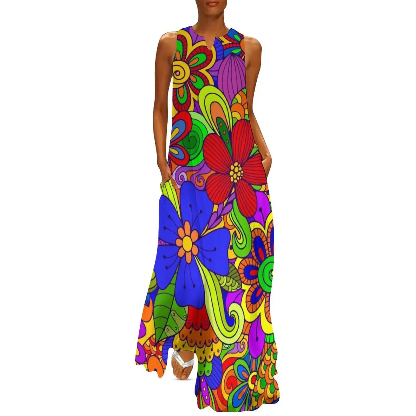 Beautiful Flower Power Colorful Graphic Design Long Dress dresses summer woman 2025 summer clothes for women Dress
Beautiful Flower Power Colorful Graphic Design Long Dress dresses summer woman 2025 summer clothes for women Dress