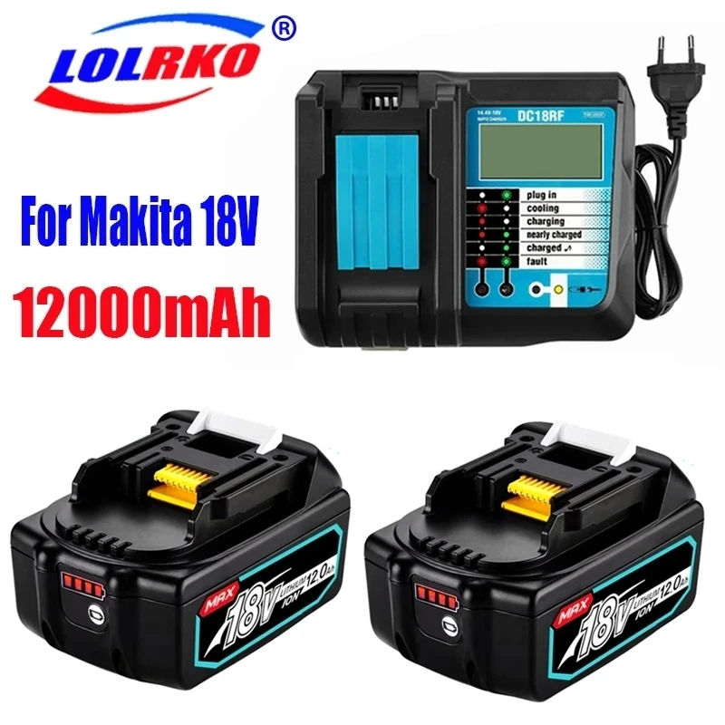 100% Оригинальный аккумулятор BL1860 18 в 12000 мАч литий-ионный аккумулятор для Makita 18 В батарея BL1840 BL1850 BL1860B LXT400 + зарядное устройство
100% Оригинальный аккумулятор BL1860 18 в 12000 мАч литий-ионный аккумулятор для Makita 18 В батарея BL1840 BL1850 BL1860B LXT400 + зарядное устройство