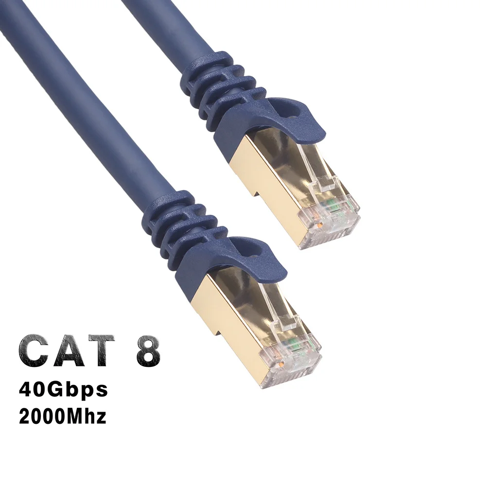 10 Meter Network Cable Cat8 Ethernet Cord 25Gbps 2000Mhz Shielded Copper Core Lan Cable For Router Switch Pc Server
10 Meter Network Cable Cat8 Ethernet Cord 25Gbps 2000Mhz Shielded Copper Core Lan Cable For Router Switch Pc Server