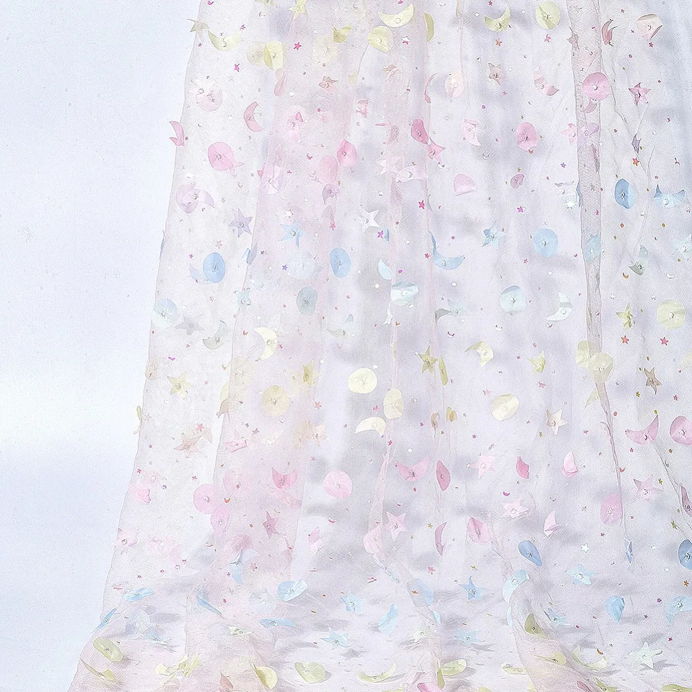 Moon Star Pattern Polyester Gauze Fabric for DIY Bag Clothing Accessories Misty Rose 1640x1.5mm
Moon Star Pattern Polyester Gauze Fabric for DIY Bag Clothing Accessories Misty Rose 1640x1.5mm