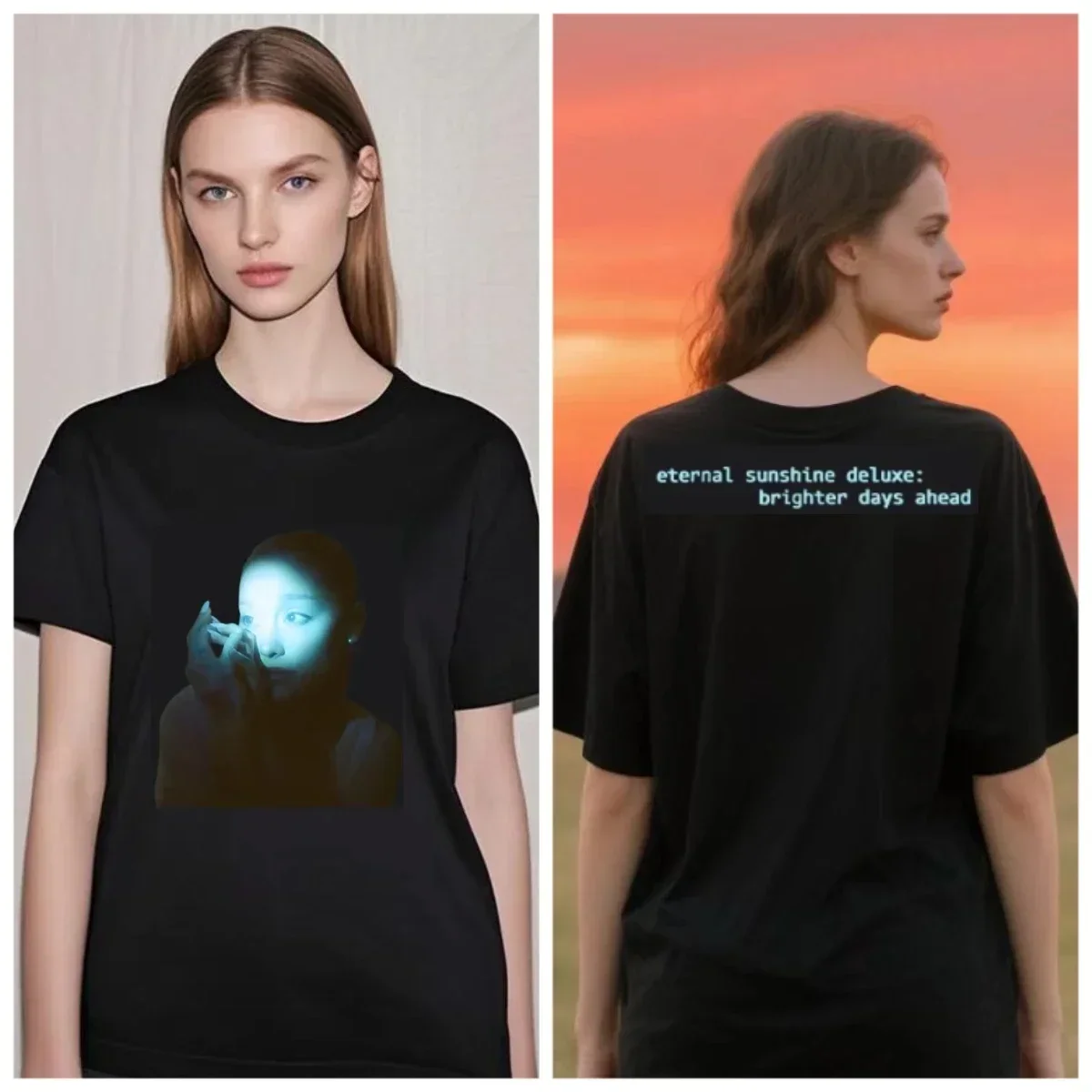 Brighter Days Spotlight Short Sleeve T-Shirt Ariana Grande Eternal Sunshine Deluxe Tshirts Cotton Soft O-neck Unisex Streetwear
Brighter Days Spotlight Short Sleeve T-Shirt Ariana Grande Eternal Sunshine Deluxe Tshirts Cotton Soft O-neck Unisex Streetwear