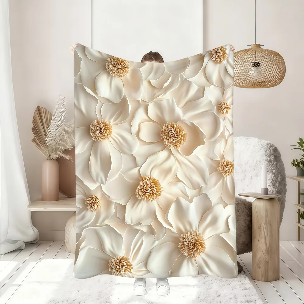 3D Floral Pattern Blanket Soft Throw Blanket for Home Bedroom Bed Sofa Picnic Travel Office Rest Cover Blanket Gift
3D Floral Pattern Blanket Soft Throw Blanket for Home Bedroom Bed Sofa Picnic Travel Office Rest Cover Blanket Gift