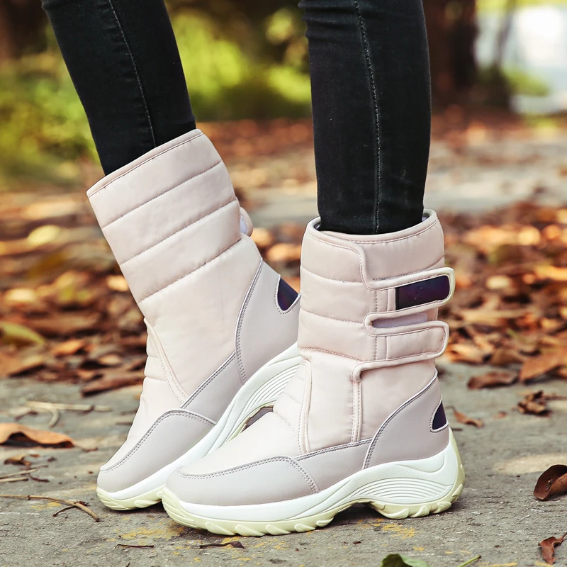 YRZL Women Winter Boots Platform Snow Boots Waterproof Non Slip Warm Mid Calf Boots Women PU Leather Casual Shoes Comfortable
YRZL Women Winter Boots Platform Snow Boots Waterproof Non Slip Warm Mid Calf Boots Women PU Leather Casual Shoes Comfortable