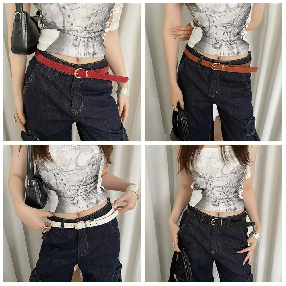 Simple Luxury Y2k Waist Belt PU Leather Casual Women's Belt Red/Black Vintage Jeans Pants Belt Daily
Simple Luxury Y2k Waist Belt PU Leather Casual Women's Belt Red/Black Vintage Jeans Pants Belt Daily