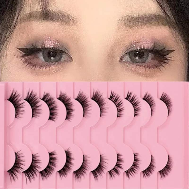 Natural appearance Wispy eyelashes 3/4 corner short false eyelashes 3D fluffy false eyelashes light fluffy soft false eyelashes
Natural appearance Wispy eyelashes 3/4 corner short false eyelashes 3D fluffy false eyelashes light fluffy soft false eyelashes