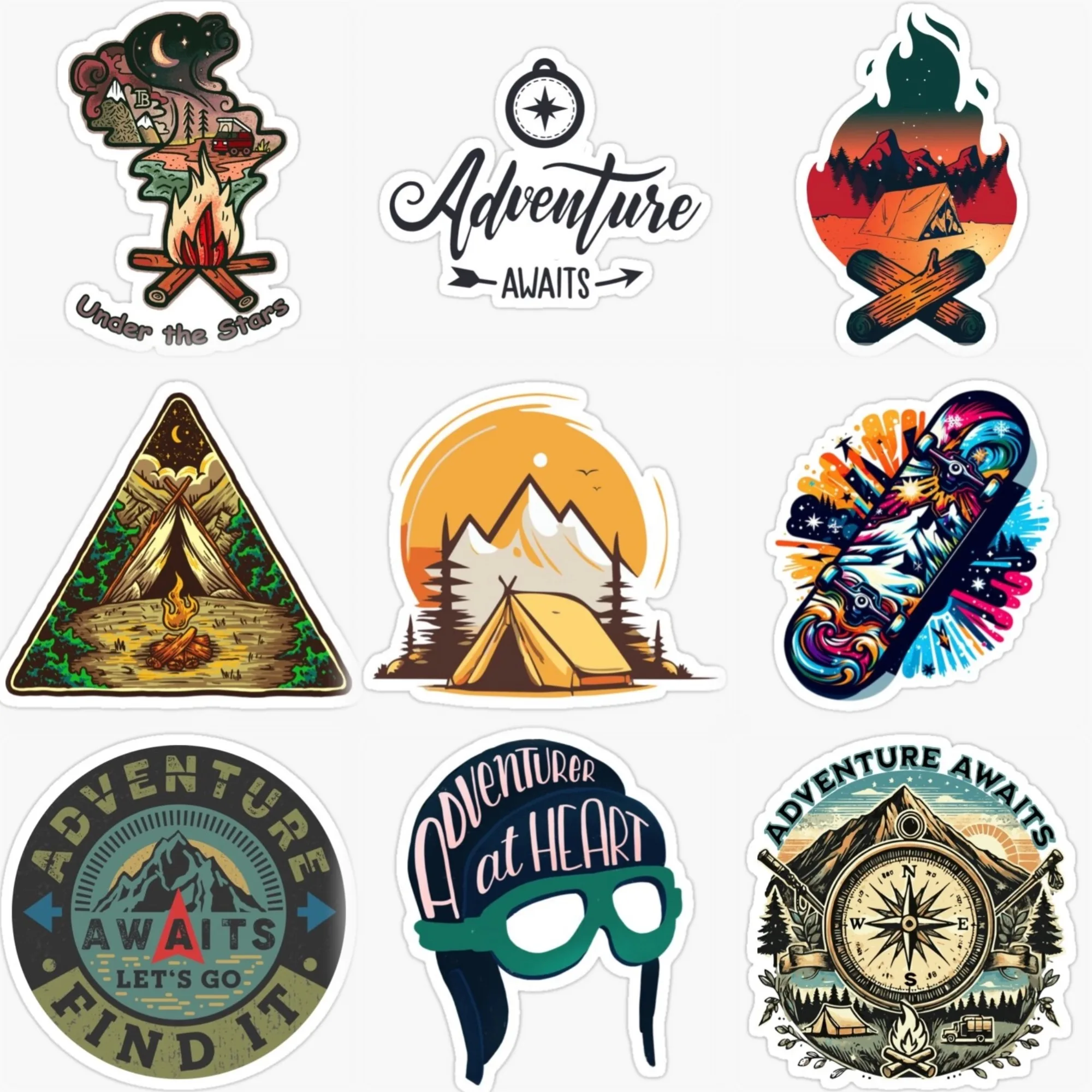 Adventure Awaits Travel Mountain Camping Creative Sticker for Decorate Car Van Motorcycle Truck Window Bumper Decal Accessories
Adventure Awaits Travel Mountain Camping Creative Sticker for Decorate Car Van Motorcycle Truck Window Bumper Decal Accessories