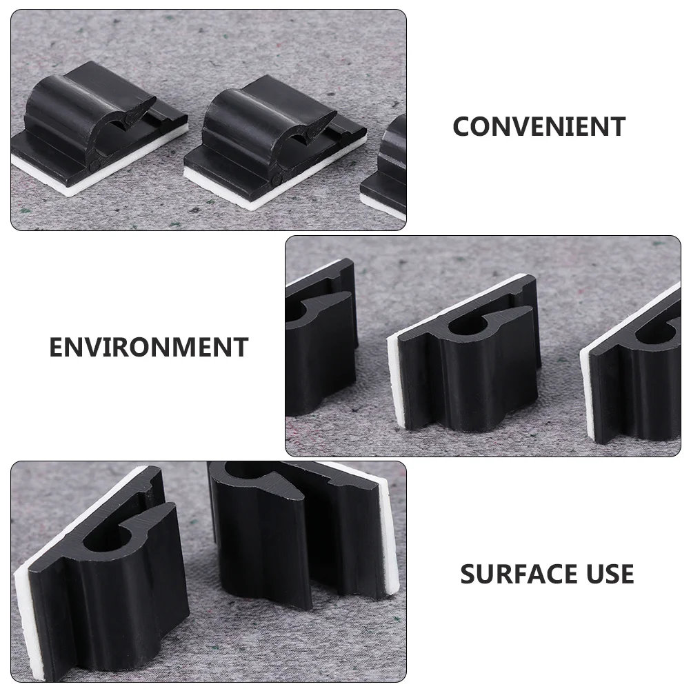 60Pcs Self-Adhesive Cable Clamps Wire Organizer Cord Holder Fixing Clips for Car Home Office Cable Management Cord Management
60Pcs Self-Adhesive Cable Clamps Wire Organizer Cord Holder Fixing Clips for Car Home Office Cable Management Cord Management