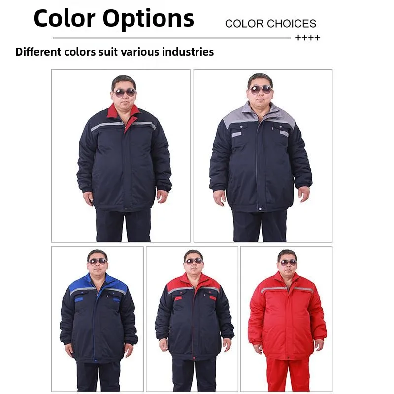 Мужская зимняя рабочая куртка большого размера из хлопка, свободного кроя, для работы в холодных условиях, морозостойкая, для защиты труда
Мужская зимняя рабочая куртка большого размера из хлопка, свободного кроя, для работы в холодных условиях, морозостойкая, для защиты труда