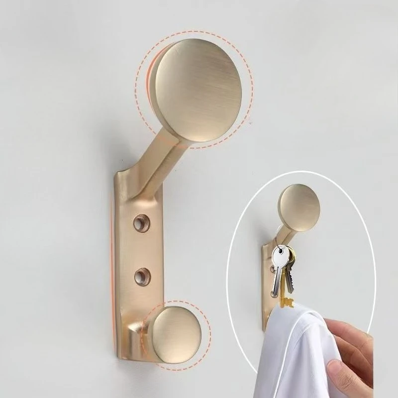 Metal Hanging Clothes Hook Single Hook Hangers Wardrobe Indoor Bedroom Wall Clothes Hats Golden Color Entrance Foyer Rack
Metal Hanging Clothes Hook Single Hook Hangers Wardrobe Indoor Bedroom Wall Clothes Hats Golden Color Entrance Foyer Rack
