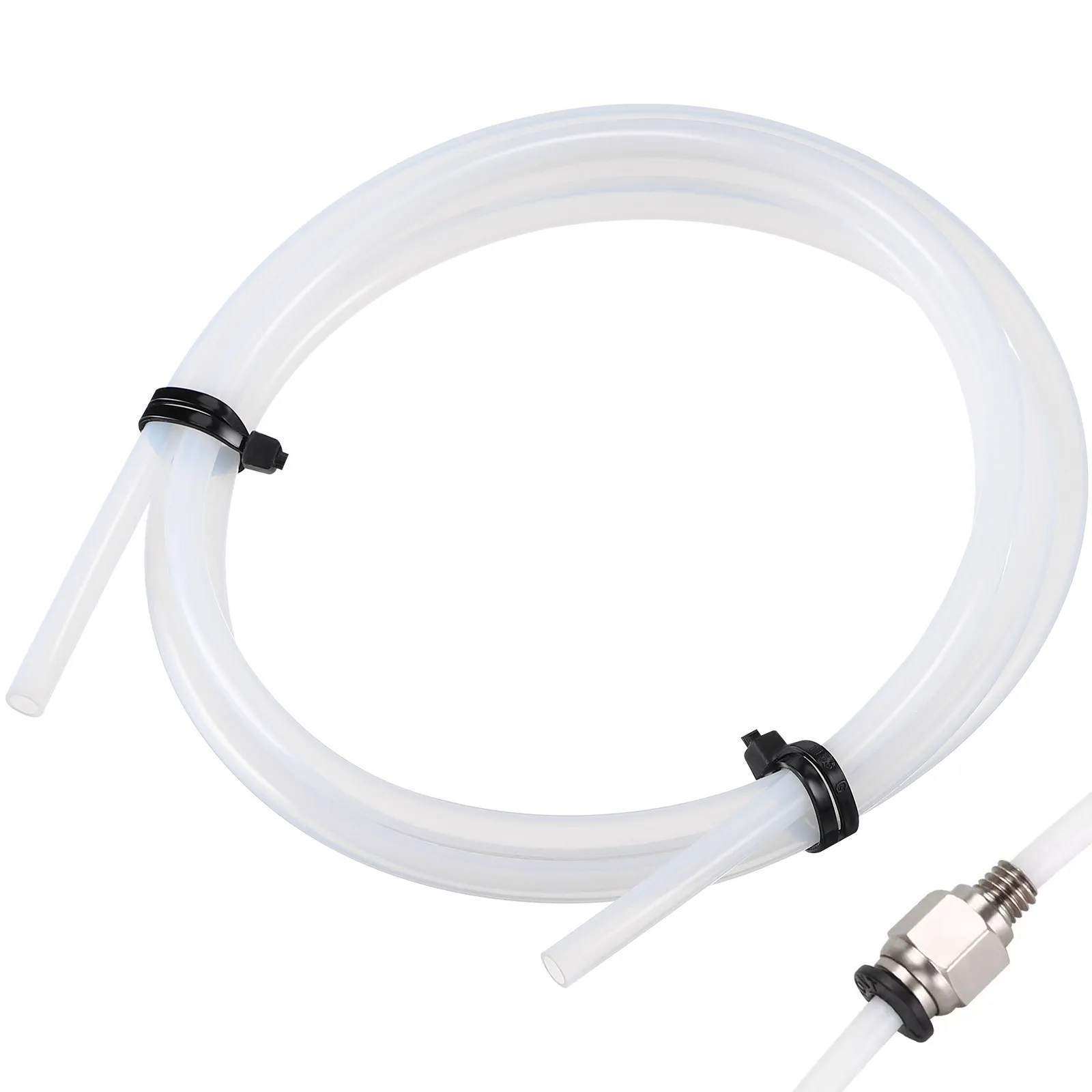 Ptfe Tube for 3D Printer 3Mm Filament Replacement Clear Plastic Pipe Tubing High Temperature Resistance Printer Hose 104Cm
Ptfe Tube for 3D Printer 3Mm Filament Replacement Clear Plastic Pipe Tubing High Temperature Resistance Printer Hose 104Cm