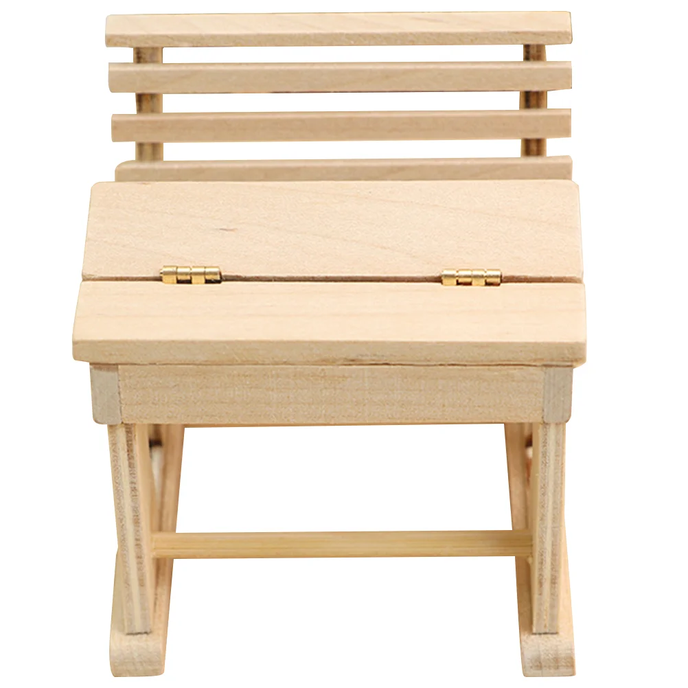 Dollhouse Desk Statue Furniture Mini Table Toy Wooden Model School Adornment Figurine Miniature Office Prop Ornament
Dollhouse Desk Statue Furniture Mini Table Toy Wooden Model School Adornment Figurine Miniature Office Prop Ornament