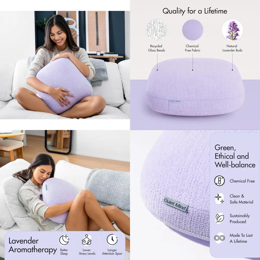 Утяжеленная подушка для тела с ароматом лаванды для детей и взрослых, большая 12 фунтов — из переработанных стеклянных бусин, арома лаванды.
Утяжеленная подушка для тела с ароматом лаванды для детей и взрослых, большая 12 фунтов — из переработанных стеклянных бусин, арома лаванды.