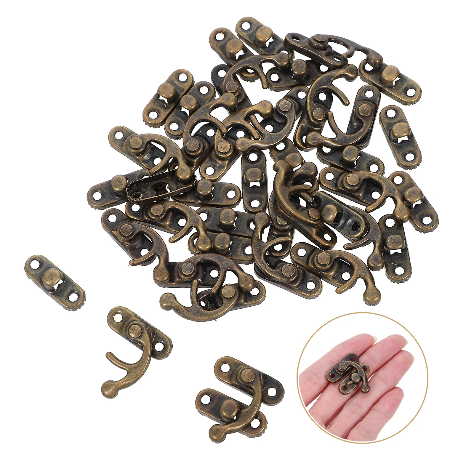20 Pcs Wooden Box Cabinet Accessories Kitchen Cabinets Door Knob Covers Iron Latch Hinges
20 Pcs Wooden Box Cabinet Accessories Kitchen Cabinets Door Knob Covers Iron Latch Hinges