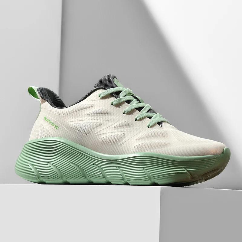 Женские кроссовки, прочная дышащая противоскользящая повседневная мужская обувь на толстой подошве, легкая удобная мужская спортивная обувь на шнуровке
Женские кроссовки, прочная дышащая противоскользящая повседневная мужская обувь на толстой подошве, легкая удобная мужская спортивная обувь на шнуровке